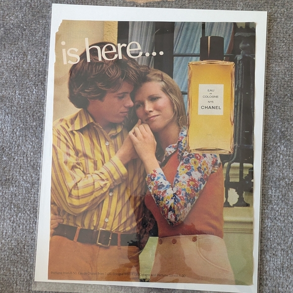 Chanel No. 5 Ad, 1972 Seventeen Magazine Vintage Perfume Retro Advertisement - Picture 6 of 6
